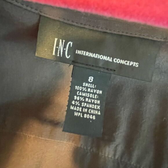 NWT INC International Concepts Gray Ombré Shirt Dress Sleeveless 8 - Picture 9 of 11